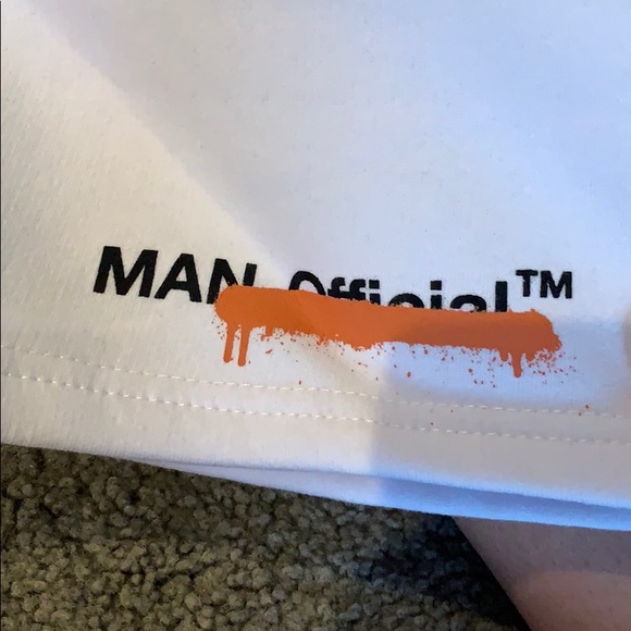 White Graffiti Shorts - Picture 2 of 2